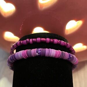 Purple bracelet set💜